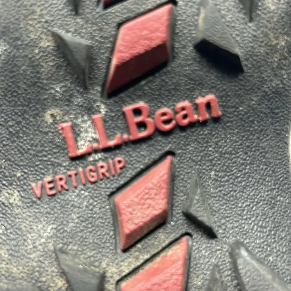 L.L. Bean Men's Hiking Boots Size‎ 9 Gray Suede Tek 2.5 Waterproof Ankle 299636
